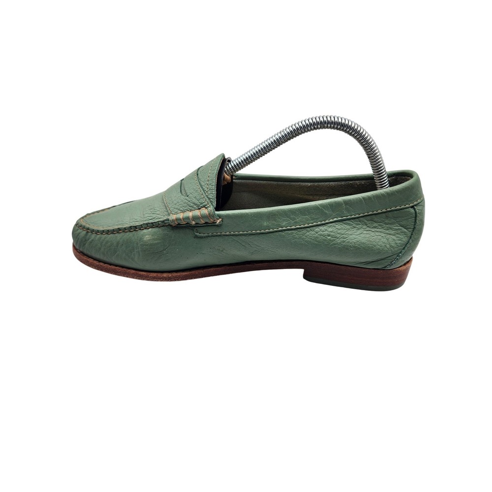 G.H. Bass & Co. Weejuns Shoes Womens Size 9 M Green Leather Penny Loafers‎ Dress